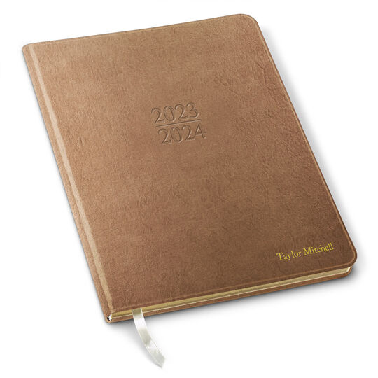 2024 Leather Academic Planner (7 x 9 in)